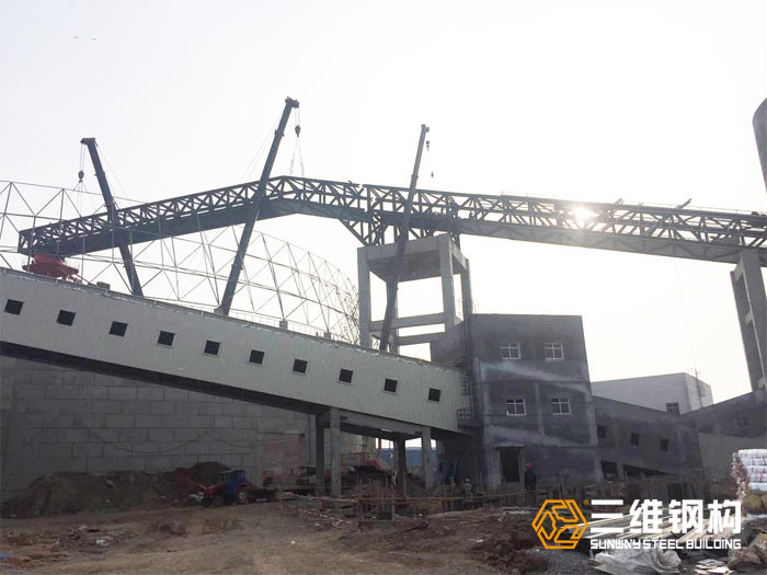 奥林匹斯之门钢结构连廊案例图示1