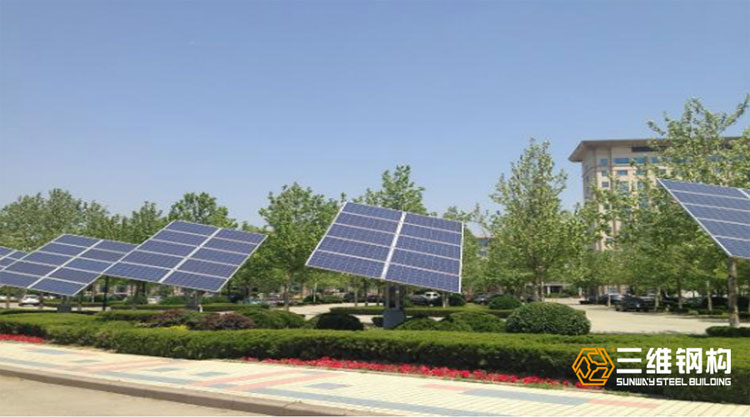 奥林匹斯之门跟踪式太阳能支架加工案例图2