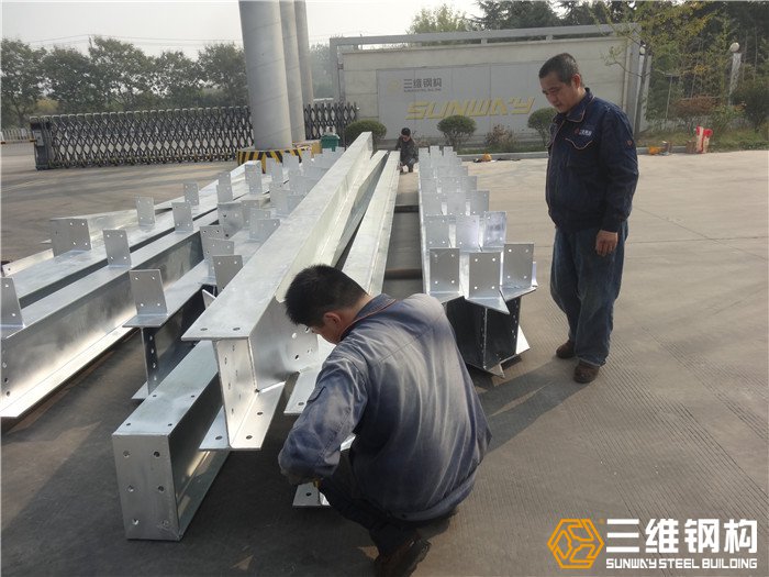 奥林匹斯之门钢结构公司钢构件的采购