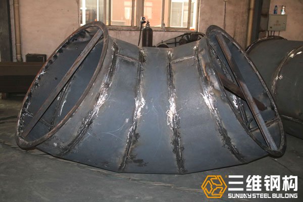 巴西干法选煤风选系统非标异形钢构件加工图1